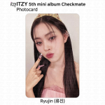 ITZY 5. minialbumi Checkmate ametlik fotokaart Selge kaardi erikaart KPOP Ryujin - #04