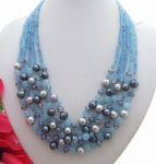 Pearl Jade Crystal kaelakee