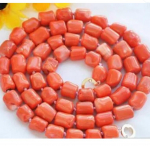 naturaalne 34 massiivne roosa korallhelmestega KAELAKEE