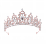 Pruudikroon peakate S&uuml;nnip&auml;eva pulmapael Juuksepael Ehted Kuninganna pulmasulamist peakate Juukseaksessuaari kroon