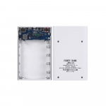 Superkiire laadimise toitekast 20000 mAh akulaadija salvestuskarp 8x18650 toitepanga &uuml;mbris 9V 25W ilma akuta iPhone'i jaoks 4x18650 valge