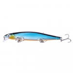 Hengjia p&uuml;&uuml;gilant, 11 cm k&otilde;va Minnow p&uuml;&uuml;gilant, elutruu kunsts&ouml;&ouml;t, treble konksuga p&uuml;&uuml;givahend 01