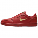 Air Jordan 1 Low Method of Make Gym Red Naiste tossud Metallik-Kuldne FN5032-607 36