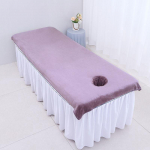1 tk ilusalongi voodilinad SPA massaaži voodikate &Uuml;hev&auml;rviline voodikate paksendatud sametr&auml;tik 80*190