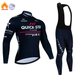 QUICK STEP Soe talvine termofliisist rattas&auml;rkide komplektid meeste vaba&otilde;hus&otilde;iduks MTB Ropa Ciclismo rinnap&uuml;kste komplekt, rattariided M