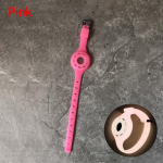 1tk Apple Airtag kassi kaelarihma kassi kaelakee jaoks helendav v&auml;ike koera kassi kaelarihm kadumisevastane fluorestseeruv helkurkraeAirtag hoidik S roosa