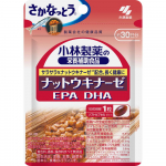 KOBAYASHI Pharmaceutical Kobayashi farmaatsia toidulisandid Nattokinaasi EPA DHA toidulisand 30 kapslit Looduslik toit Natto 1 set
