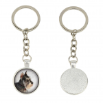 Schnauzer I - keychain in a box, own photo, keychain pendant from Art-Dog brand h&otilde;be