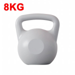 2/4/6/8KG PE veega t&auml;idetud Kettlebell naiste puusatreening s&uuml;vak&uuml;ki j&otilde;utreener Kettlebell jooga spordi- ja fitnesshantlid 8KG hall