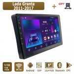 Androidi autoraadio Lada Granta 2011-2017 jaoks Multimeediapleier Peak Unit Stereo GPS-navigatsioon BT WIFI 1+16GB 1+16GB