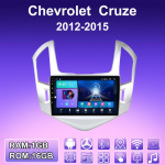 2 DIN Androidi autoraadio Chevrolet Cruze 2012-2015 multimeediumipleieri peakomplekti stereo-GPS-i WIFI 1+16 GB jaoks 1+16GB must