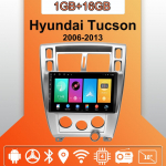 Autoraadio Android Auto Carplay jaoks Hyundai Tucson 2006-2013 Multimeediumipleier peaseade Stereo GPS Navigatsioon BT WIFI 1+16GB 1+16GB must