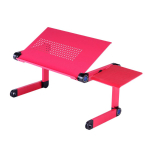 Arvutilaud Zionx kokkupandav alumiiniumsulamist s&uuml;learvuti s&uuml;learvuti lauaalus Mouse Plate Pro must