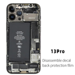 iPhone 11 12 13 14 15 16 Pro Max SE X XS XR 6 6S 7 8 Plus Demonteeritav Mobiiltelefon Tagasi Kilekleebis 6/6S