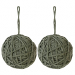 2 tk j&otilde;ulul&otilde;nga palli ripats erksav&auml;rviline pidulik j&otilde;ulupuu rippuv ornament kodu p&uuml;hade kaunistamiseks armee roheline v&auml;rv