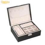 Kaelakee korraldaja 2 kihiline ehtekarp must