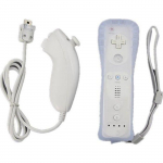 2 in 1 Wiimote Controller Nunchuk Sisseehitatud Motion Plus Nintendo Wii White jaoks