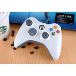 BLANC/Manette de Jeu Filaire Xbox pour PC & Xbox 360