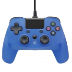 Universaalne m&auml;ngukontroller koos kaabliga PS4 PS3 arvuti jaoks &ndash; sinine