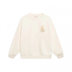 Li Ning Sporditrendi Seeria &Uuml;hev&auml;rviline Kirjalogo Tr&uuml;kitud &Uuml;mmarguse Kaelusega Pika Varrukaga Dressipluus Naiste dressipluus Helebeež AWDT020-1 XXL