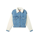 Levis Kunstkarusnahast Paneeliga Kraega Teksist Jakk Naiste Jakk Sinine A0837-0000 M