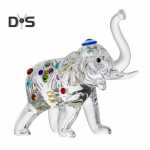 Kunstkristalli elevandi ornament selge elevandi kujuke, &otilde;nne kingitus lauaplaadile m&otilde;eldud minielevandiskulptuur kontori magamistoa elutuppa A