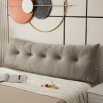 Voodik&uuml;lje seljatoe padi suur pikk mugav seljatugi padi voodi sisekujundus &ouml;&ouml;kapi seljatugi 80*40*12cm tumehall v&auml;rv