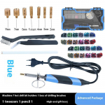 Uus kuumpuurimist&ouml;&ouml;riist DIY k&auml;sitsi kuumpuurimismasin V&auml;ikesed beebiriided kuumarauda &auml;mber Kaasaskantav kuumpuurimispliiats punane