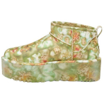 Collina Strada x UGG Classic Ultra Mini Platvormsaapad Roheline Lilleline Unisex Tossud 1170937-GRNF 38