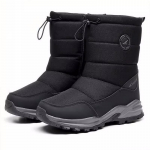 Meeste talvised soojad lumesaapad, veekindel t&otilde;mblukk, kunstkarusnahast vooder, s&auml;&auml;re keskosa pahkluu saapad, libisemiskindlad v&auml;lik&otilde;nnid matkamise t&ouml;&ouml;saapad meeste kingad 43