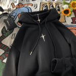 Kevad- ja s&uuml;gistalvine Euroopa ja Ameerika hiphop kapuuts Meeste Ameerika vibe stiil High Street Rascal ilus mantel Trendikad vabaajariided S must