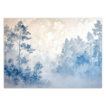 Tapeet Mets hommikune udu loodus 100x70 sinine