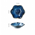 Jaapani Majapidamise Loov Retro Dipikaste Taldrik Maitseaine Keraamiline Ahjumuutus Lootoslill Lootoseleht V&auml;rviline As shown