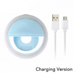 USB laadimise LED-selfie r&otilde;nga valgus mobiiltelefoni objektiivi LED-selfie lambi r&otilde;ngas iPhone'ile Samsung Xiaomi POCO telefoni tahvelarvuti selfivalgusti