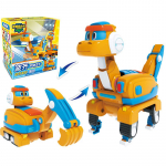 Uusimad ABS Min Deformation Gogo Dino tegevusfiguurid REX Transformation Auto Lennuk Mootorpaat Kraana Dinosaurused lastele