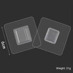 &Otilde;mblusteta kleepuvad konksud Tugev, mitte-j&auml;lgitav &otilde;mblusliim Korduvkasutatav l&auml;bipaistev koduhoidla Rippriiul Seinale kinnitatav