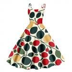 Naiste j&otilde;ulukingitused j&otilde;uluvana m&uuml;ts, tr&uuml;kitud seksikas &otilde;lavaba punk vintage kleit S