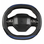 Peugeot 3008 4008 5008 auto roolikatte s&uuml;sinikkiust + PU-nahast auto salongitarvikutele