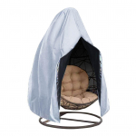 Kokkupandav munakoorte ripptooli kate UV-vastane p&auml;ikesekaitse 210D v&auml;lim&ouml;&ouml;bli veekindel kate &otilde;ueaia kiigele munatoolile 210D Single h&otilde;be