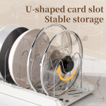 Reguleeritav ja pikendatav k&ouml;&ouml;giriiul pottide ja k&ouml;&ouml;giriistade hoidmiseks kappides, t&ouml;&ouml;pinnal, kausside, pottide, pannide organiseerimiseks, riiulihoidja