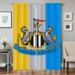 K&ouml;&ouml;gikardinad elutuppa 2 t&uuml;kki pimendavad kardinad uksekardin N-newcastle United Fc magamistoa kaunistus vahesein kodu W96xH137cmx2pcs-CL