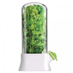 Herb Saver S&auml;ilituskonteiner K&ouml;&ouml;giviljade konserveerimispudel V&auml;rskete &uuml;rtide hoidja k&ouml;&ouml;ki koriandri piparm&uuml;ndi peterselli spargli s&auml;ilitamiseks