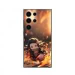Coque Samsung Galaxy S25 Ultra Demon Slayer Nezuko 3D art anime Manga copie Maniacase