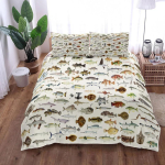 Allveelaevade Kalad Tekikoti Komplekt King Queen Double Full Twin Single Suurused Tekikott Padjap&uuml;&uuml;r Voodipesu Komplekt 70x133cm 2pcs gray