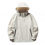 Meeste kraavijope, krae kapuutsiga pikkade varrukatega v&auml;lijope reguleeritava lipsuga t&otilde;mblukuga plekiga tasku veekindel tuulekindel M sinine