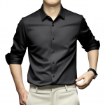 Meeste pikkade varrukatega s&auml;rk rev&auml;&auml;riga Smoking Slim Fit &uuml;hev&auml;rviline n&ouml;&ouml;bitav &uuml;likonnas&auml;rk Hingav &auml;ris&auml;rgi topp pulmapeole P M must