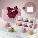 [Kingikott kaasas] Arencia Luxury N&auml;rimisk&otilde;lblik Riisiseep Puhastusvahend 6-osaline Avastuskomplekt Roosa V&auml;ljaanne