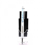 Pierres et Min&eacute;raux. Stylo min&eacute;raux Aigue-Marine du Br&eacute;sil. Couleur blanc.