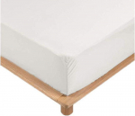 Draps Housse - PROMO LINGE - Percale - 200x180cm - Blanc