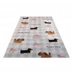 Vannitoamatt Joonisfilmikutsika tr&uuml;kiga &Otilde;&otilde;nes Libisemiskindel Kummist Alus P&uuml;&uuml;ab Juukseid L&otilde;igatav Kiire &Auml;ravooluga Du&scaron;imatt Elutoa R&otilde;du jaoks S roosa